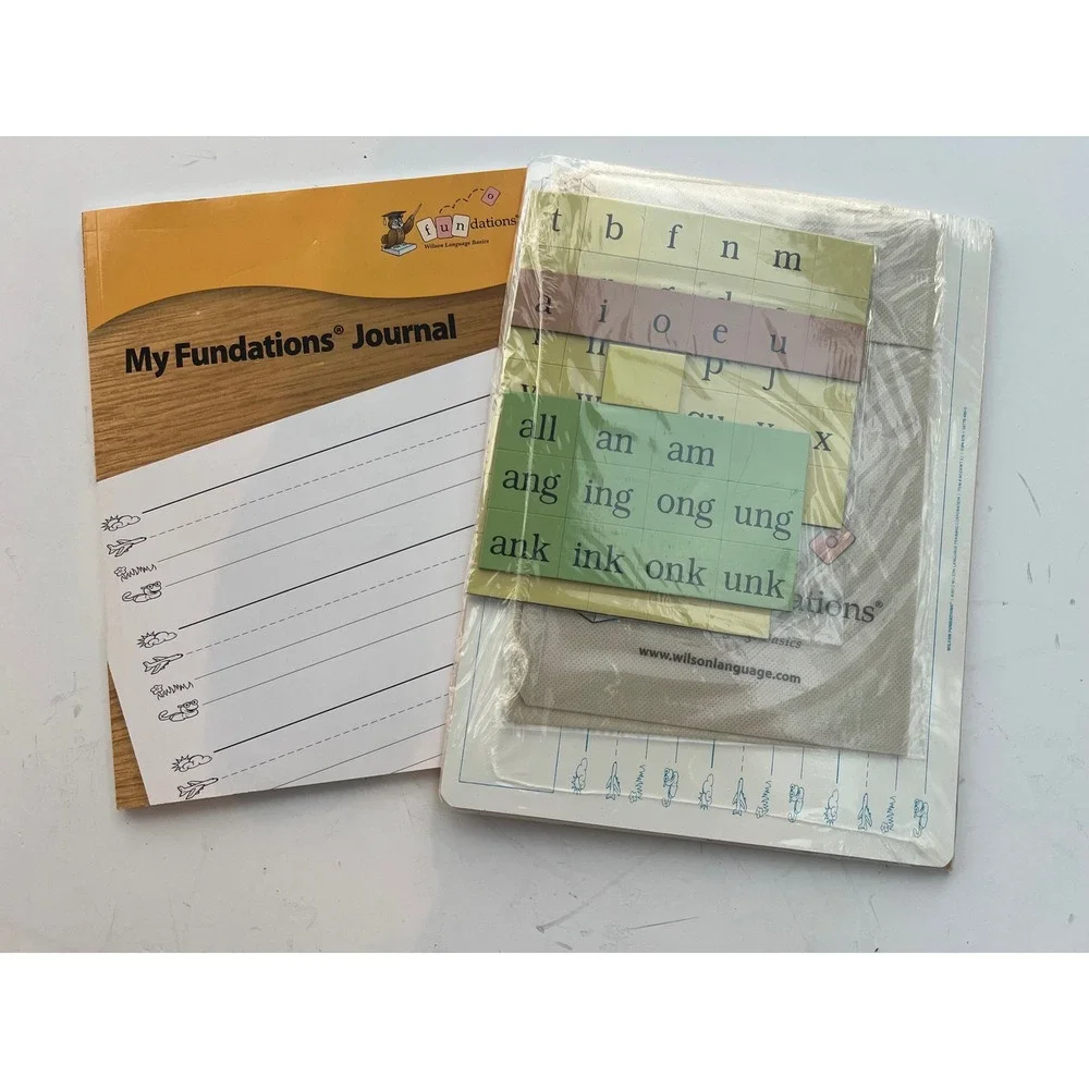 Wilson Fundations Magnetic Letter Board K-1 & My Fundations Journal Dyslexia